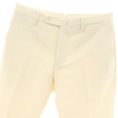 【中古】インコテックス INCOTEX SUPER100‘S ウール カジュアルスラックスパンツ アイボリー【 44 】【 状態ランクB 】【 メンズ 】