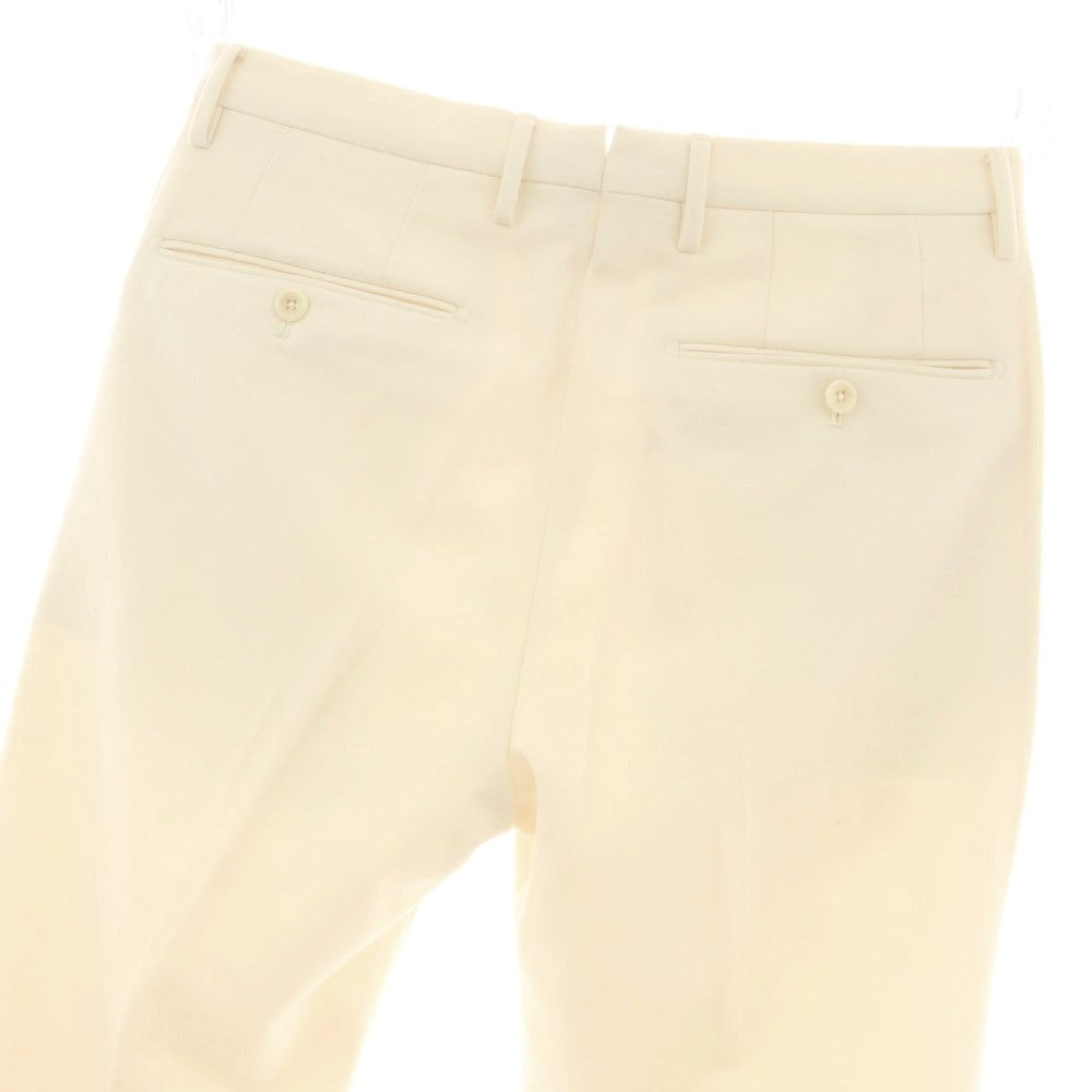 【中古】インコテックス INCOTEX SUPER100‘S ウール カジュアルスラックスパンツ アイボリー【 44 】【 状態ランクB 】【 メンズ 】
