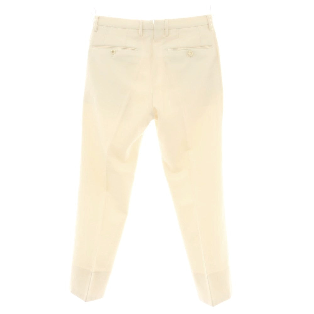 【中古】インコテックス INCOTEX SUPER100‘S ウール カジュアルスラックスパンツ アイボリー【 44 】【 状態ランクB 】【 メンズ 】