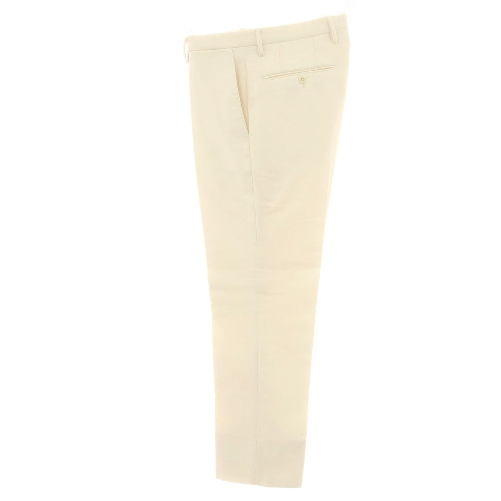 【中古】インコテックス INCOTEX SUPER100‘S ウール カジュアルスラックスパンツ アイボリー【 44 】【 状態ランクB 】【 メンズ 】