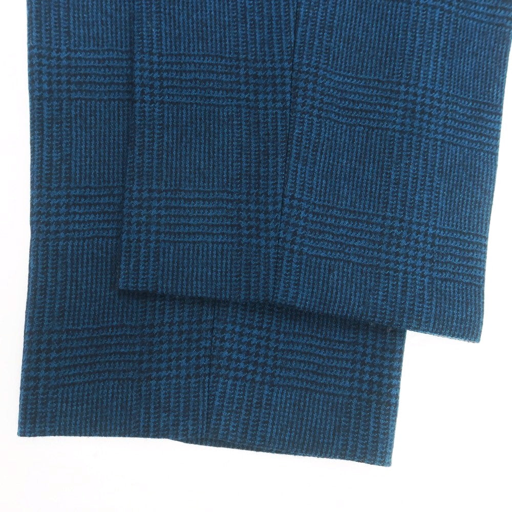 【中古】ピーティートリノ PT TORINO SUPER100‘S ウール グレンチェック ドレススラックスパンツ ブルー系xネイビー【 44 】【 状態ランクB 】【 メンズ 】