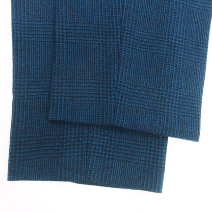 【中古】ピーティートリノ PT TORINO SUPER100‘S ウール グレンチェック ドレススラックスパンツ ブルー系xネイビー【 44 】【 状態ランクB 】【 メンズ 】