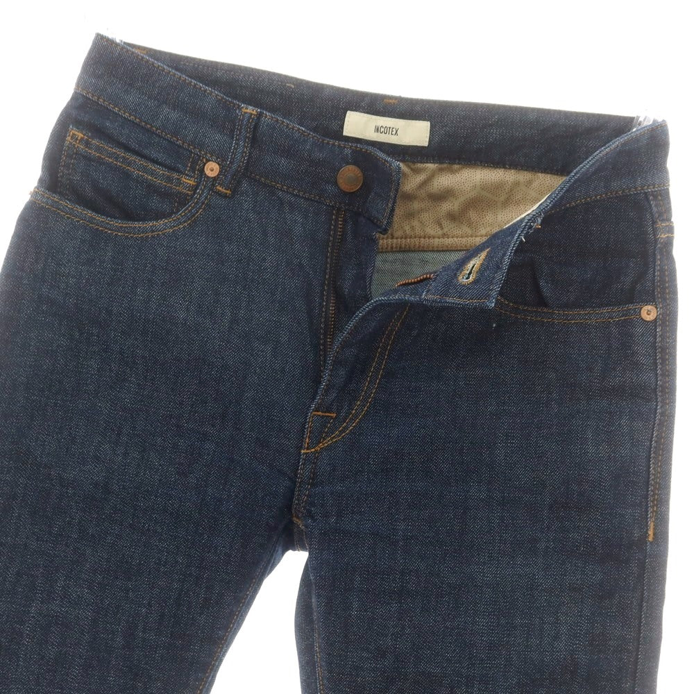 【中古】インコテックス INCOTEX ストレッチ コットン ジーンズ デニムパンツ ネイビー【 28 】【 状態ランクB 】【 メンズ 】