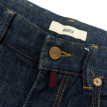 【中古】インコテックス INCOTEX ストレッチ コットン ジーンズ デニムパンツ ネイビー【 28 】【 状態ランクB 】【 メンズ 】
