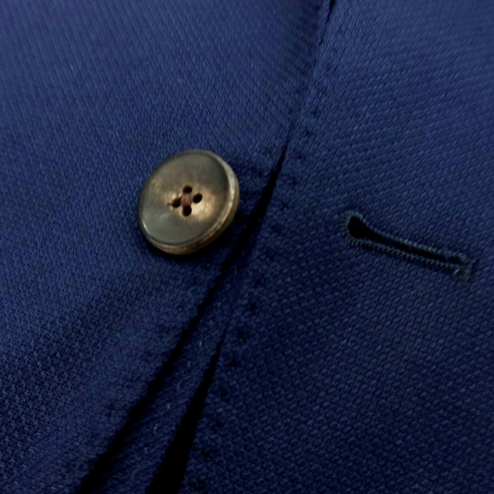 【中古】ラルディーニ LARDINI ウール 3B テーラードジャケット ライトネイビー【 46 】【 状態ランクA 】【 メンズ 】