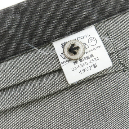 【中古】ジャンネット giannetto Jimmy コットン ワイドカラー カジュアルシャツ ダークグレー（ブラック）【 M 】【 状態ランクB 】【 メンズ 】