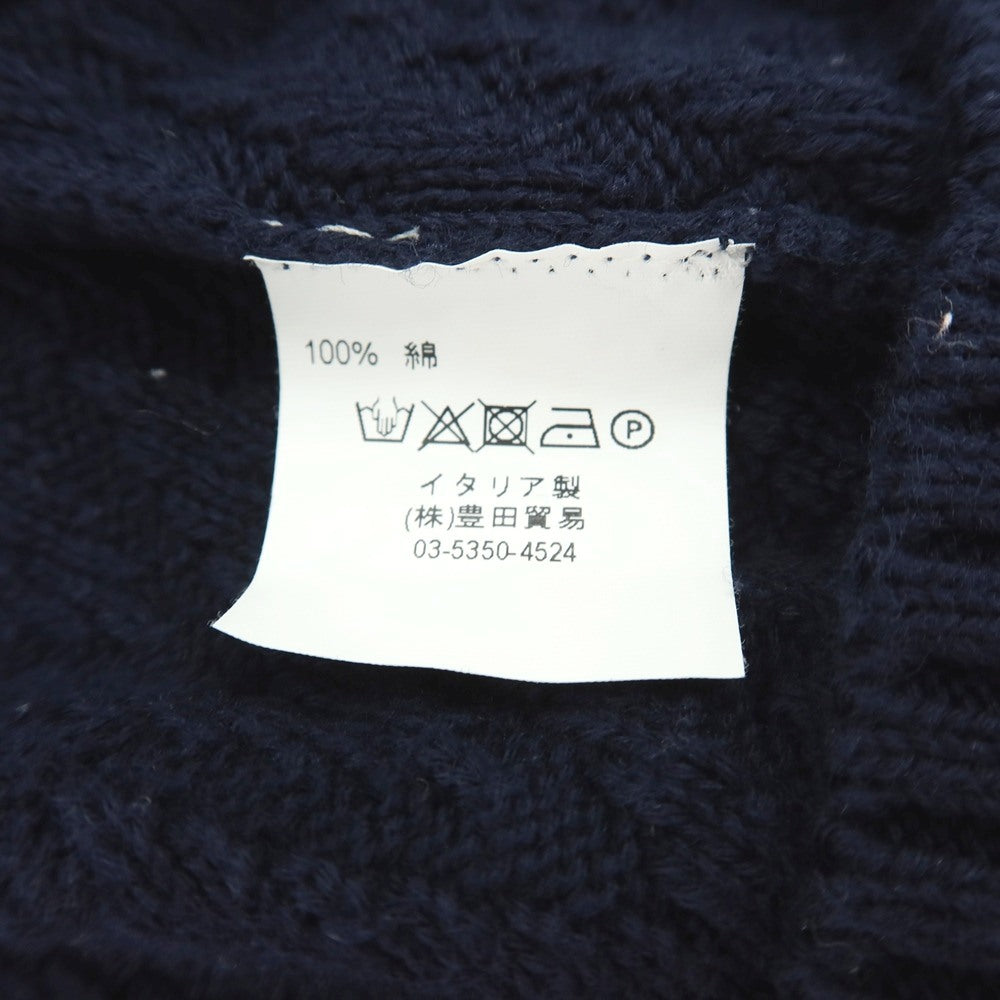 【中古】パニカーレ PANICALE コットン ニット ジャケット型 カーディガン ネイビー【サイズ48】【 状態ランクB 】【 メンズ 】