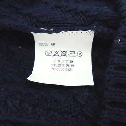 【中古】パニカーレ PANICALE コットン ニット ジャケット型 カーディガン ネイビー【サイズ48】【 状態ランクB 】【 メンズ 】