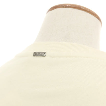 【中古】ヘルノ Herno Resort コットン クルーネック スウェット アイボリー【 46 】【 状態ランクA 】【 メンズ 】