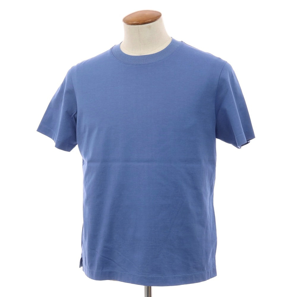 【中古】アウール AOURE コットン クルーネック 半袖Ｔシャツ ブルー【サイズＭ】【 状態ランクA 】【 メンズ 】
