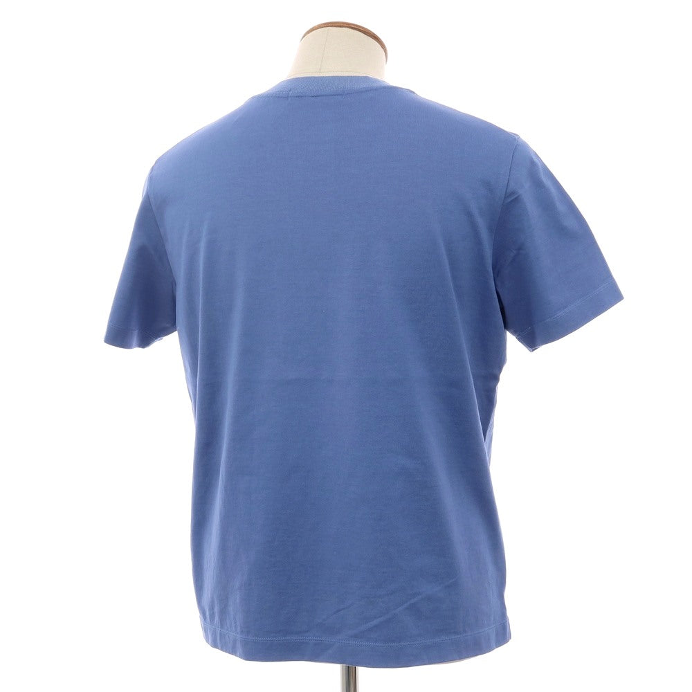 【中古】アウール AOURE コットン クルーネック 半袖Ｔシャツ ブルー【サイズＭ】【 状態ランクA 】【 メンズ 】