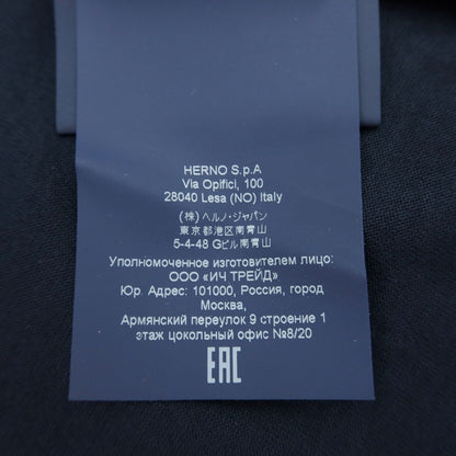【中古】ヘルノ Herno Resort コットン クルーネック 半袖Ｔシャツ ネイビー【サイズ46】【 状態ランクB 】【 メンズ 】