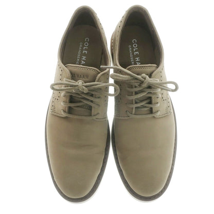 【中古】コールハーン COLE HAAN C36552 ヌバックレザー ドレスシューズ カーキ【サイズ7 1/2】【 状態ランクA 】【 メンズ 】 [BPD]