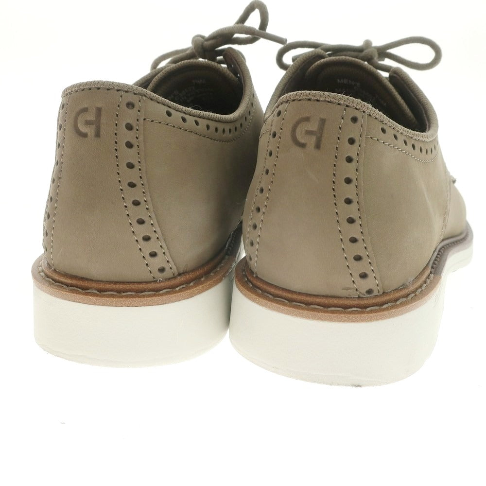 【中古】コールハーン COLE HAAN C36552 ヌバックレザー ドレスシューズ カーキ【サイズ7 1/2】【 状態ランクA 】【 メンズ 】 [BPD]