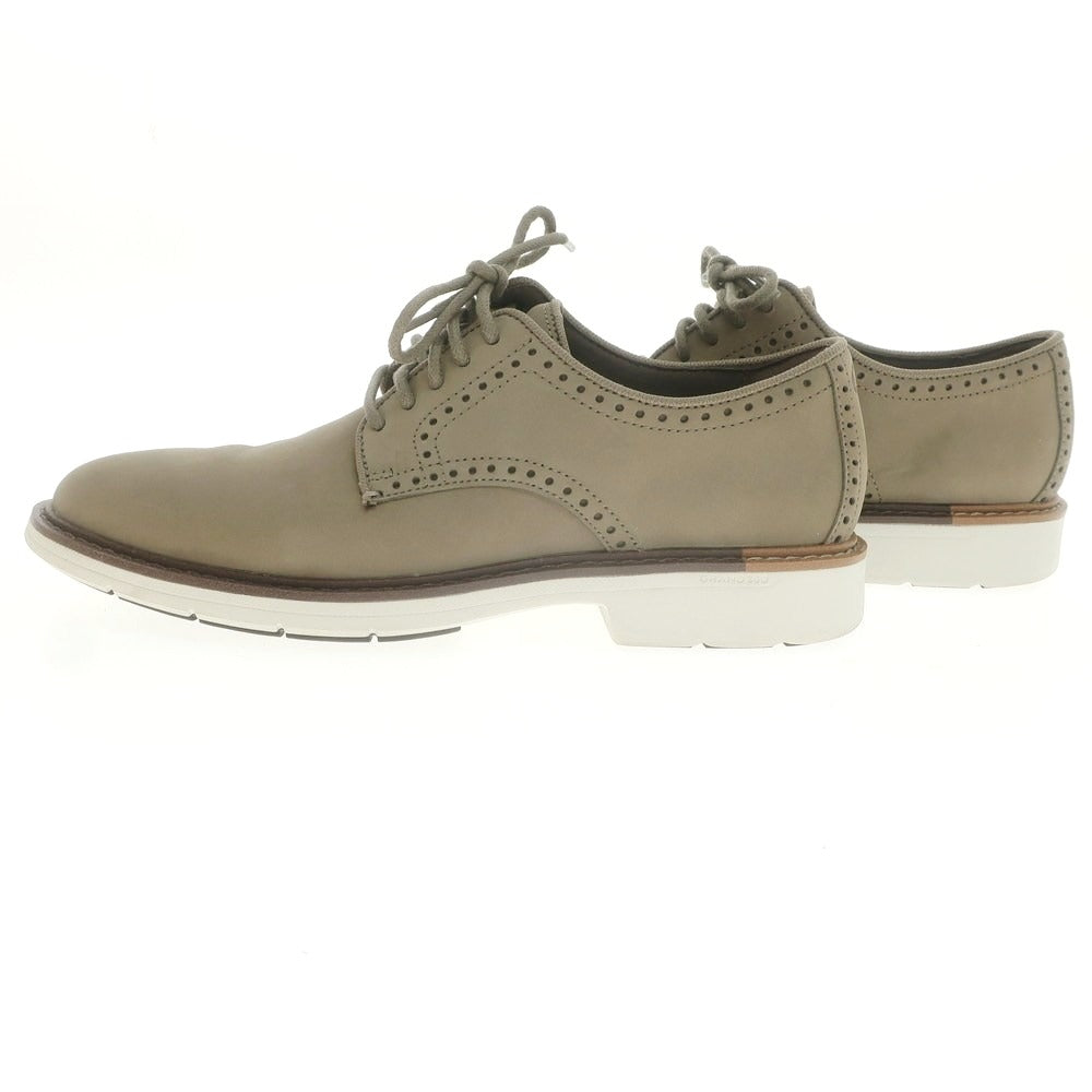 【中古】コールハーン COLE HAAN C36552 ヌバックレザー ドレスシューズ カーキ【サイズ7 1/2】【 状態ランクA 】【 メンズ 】 [BPD]