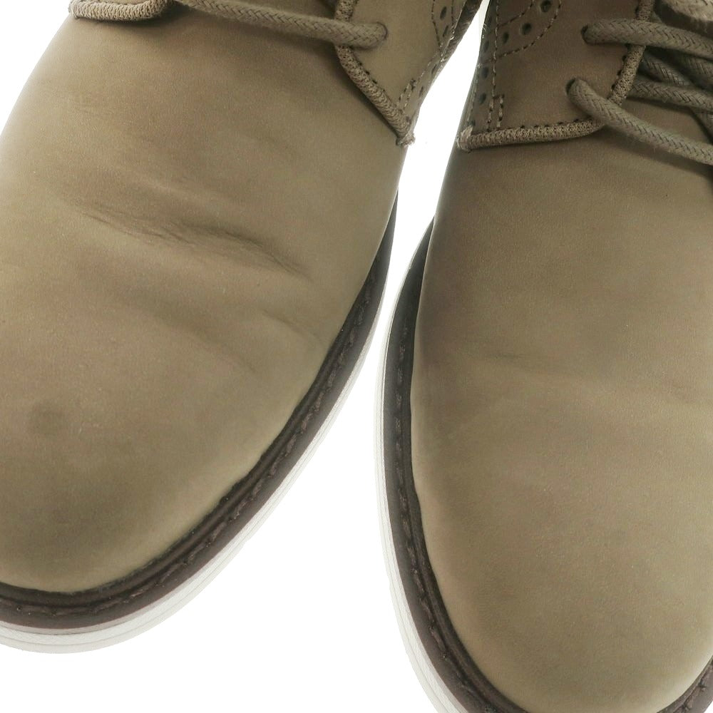 【中古】コールハーン COLE HAAN C36552 ヌバックレザー ドレスシューズ カーキ【サイズ7 1/2】【 状態ランクA 】【 メンズ 】 [BPD]