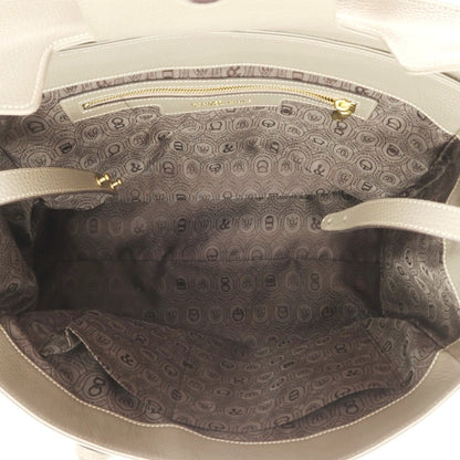 【中古】トフアンドロードストーン TOFF&amp;LOADSTONE ルーフボタン(L) シュリンクレザー トートバッグ グレージュ【 状態ランクA 】【 メンズ 】