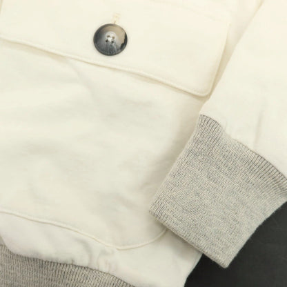 【中古】カポビアンコ Capobianco コットン ジャージー スイングトップ ホワイト【 XS 】【 状態ランクB 】【 メンズ 】