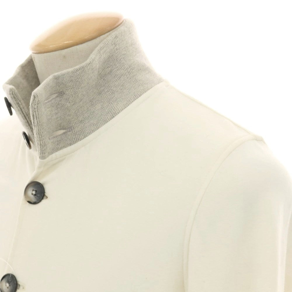 【中古】カポビアンコ Capobianco コットン ジャージー スイングトップ ホワイト【 XS 】【 状態ランクB 】【 メンズ 】