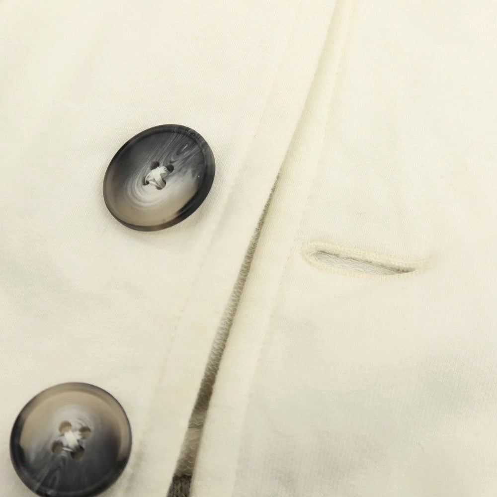 【中古】カポビアンコ Capobianco コットン ジャージー スイングトップ ホワイト【 XS 】【 状態ランクB 】【 メンズ 】