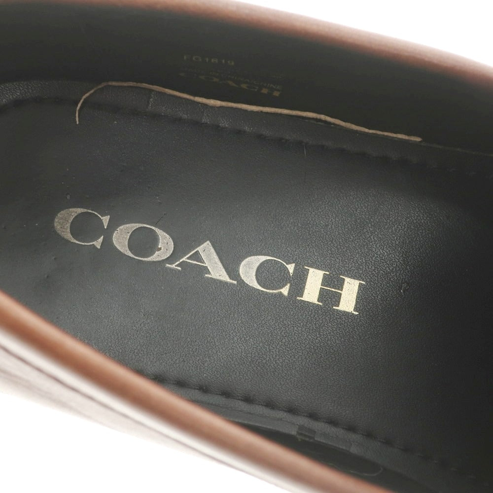 【中古】コーチ COACH ビットローファー ブラウン【サイズ24.5】【 状態ランクC 】【 メンズ 】 [APD]