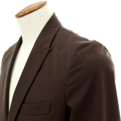 【中古】ナノユニバース nano universe ポリエステル 2つボタンスーツ カーキブラウン系【サイズM】【 状態ランクC 】【 メンズ 】