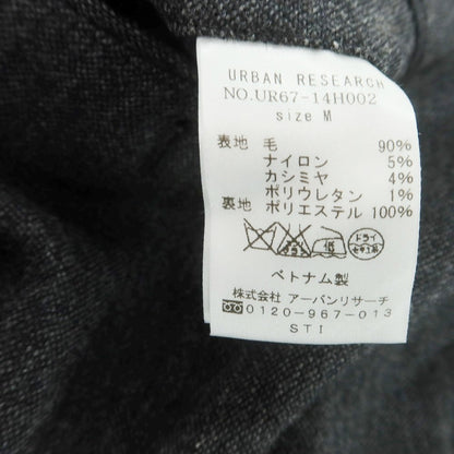 【中古】アーバンリサーチ URBAN RESEARCH ストレッチ ウールナイロンカシミヤ ドレススラックスパンツ ダークグレー【サイズM】【 状態ランクB 】【 メンズ 】 [CPD]