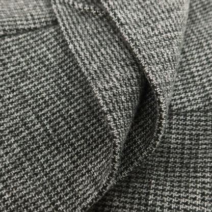 【中古】ベルウィッチ BERWICH レーヨンナイロン ジャージー ハウンドトゥース イージースラックスパンツ ブラックxホワイト【 48 】【 状態ランクC 】【 メンズ 】