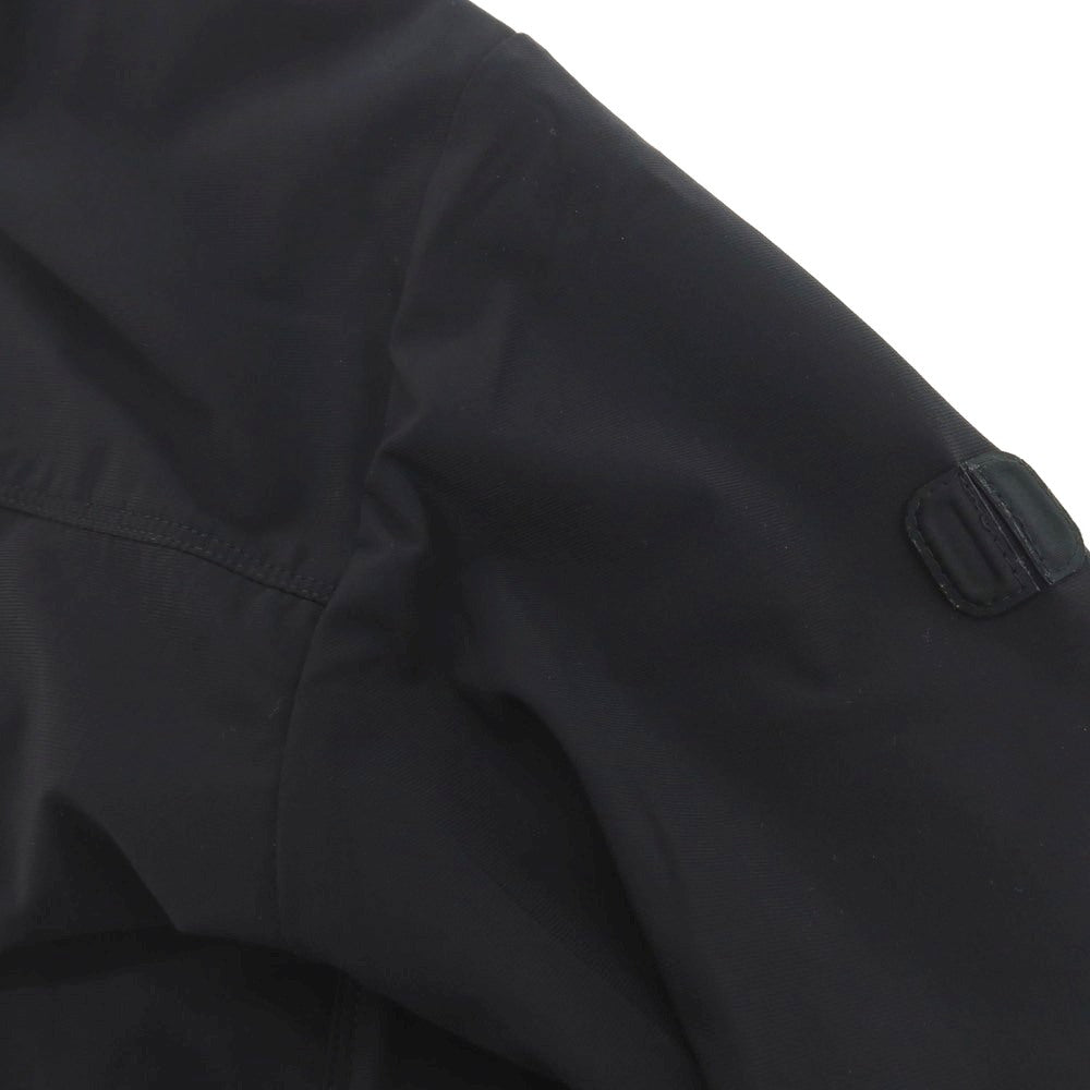 【中古】デュノ DUNO ストレッチ ナイロン ダブルジップ フーデッド シェルジャケット ブラック【 50 】【 状態ランクB 】【 メンズ 】