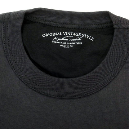 【中古】オリジナルヴィンテージスタイル ORIGINAL VINTAGE STYLE コットンナイロン クルーネック スウェット チャコール【 L 】【 状態ランクC 】【 メンズ 】