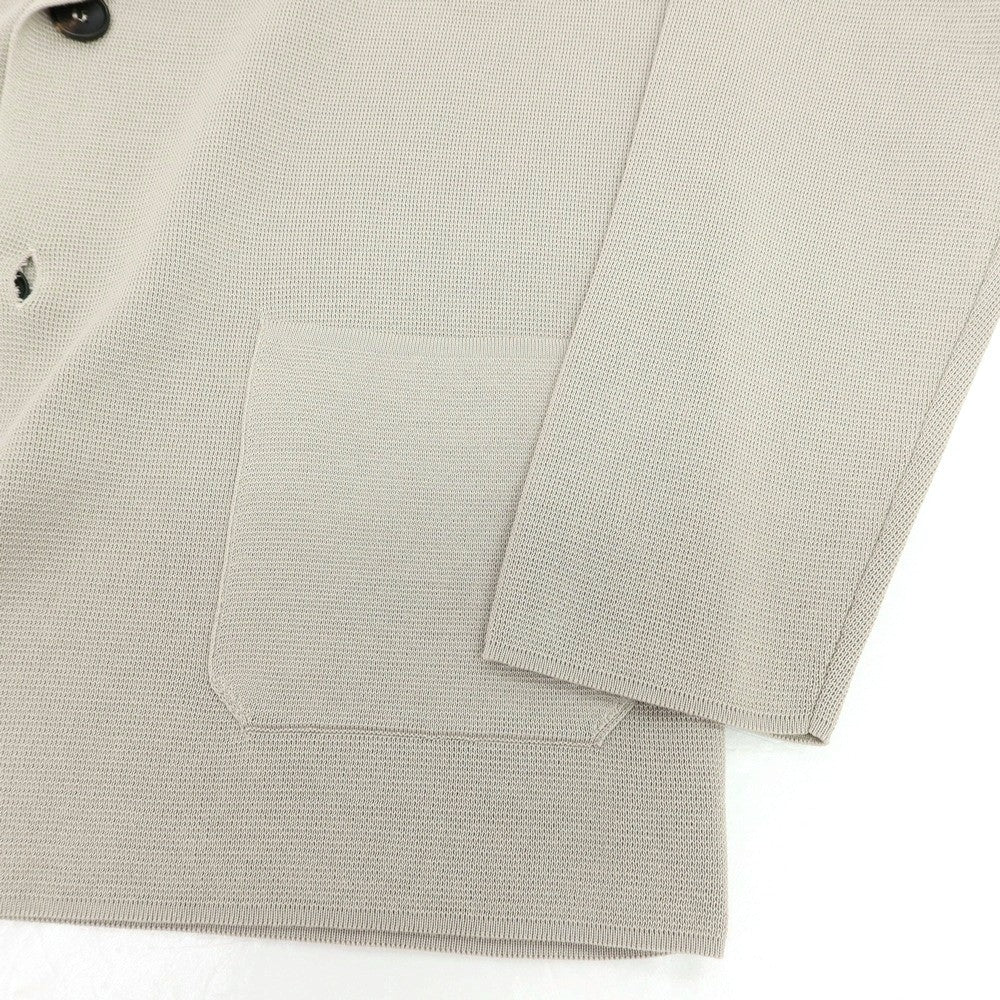 【中古】フィリッポ デ ローレンティス FILIPPO DE LAURENTIIS コットン ジャケット型 カーディガン グレージュ【サイズ50】【 状態ランクA 】【 メンズ 】