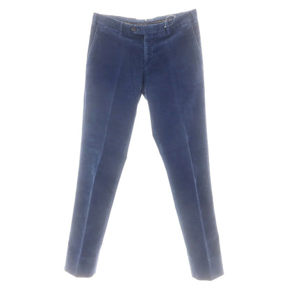 【中古】ジェルマーノ GERMANO ストレッチ コットン 細畝 コーデュロイパンツ ブルー系【 48 】【 状態ランクC 】【 メンズ 】