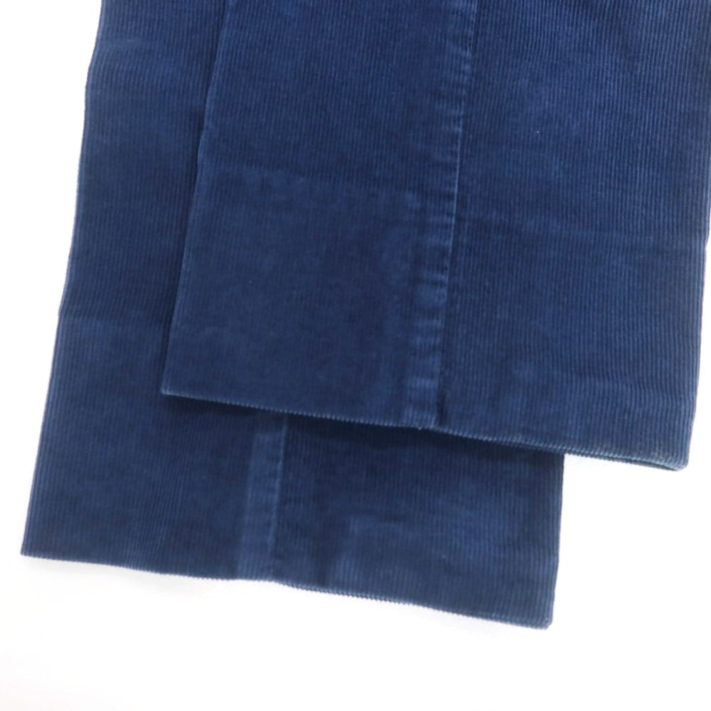 【中古】ジェルマーノ GERMANO ストレッチ コットン 細畝 コーデュロイパンツ ブルー系【 48 】【 状態ランクC 】【 メンズ 】