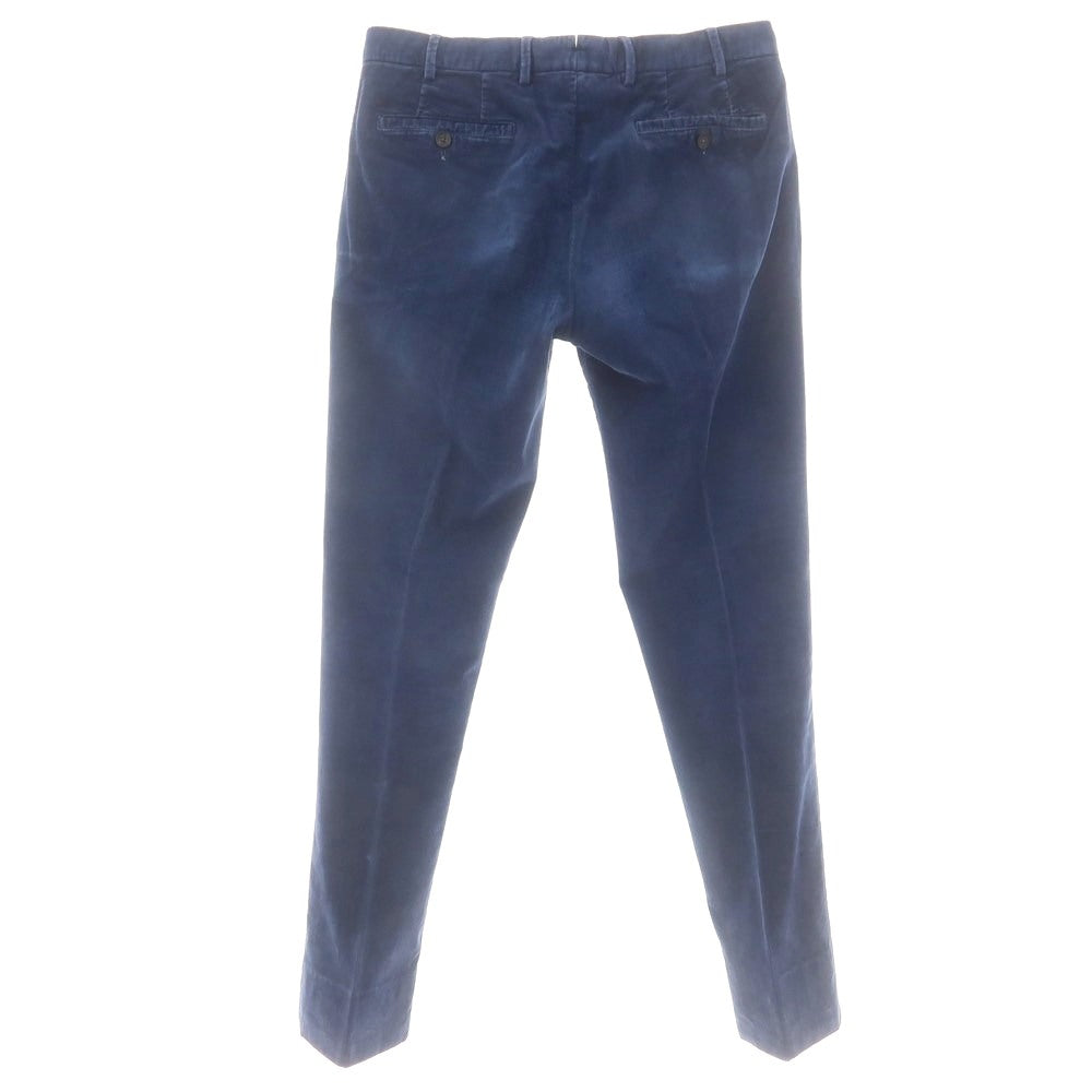 【中古】ジェルマーノ GERMANO ストレッチ コットン 細畝 コーデュロイパンツ ブルー系【 48 】【 状態ランクC 】【 メンズ 】