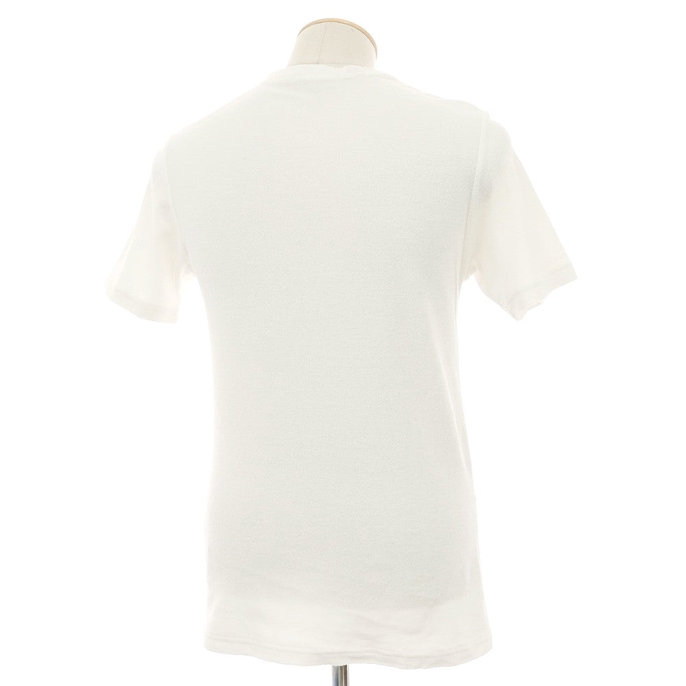 【中古】ギローバー GUY ROVER コットン パイル ヘンリーネック 半袖Ｔシャツ ホワイト【サイズS】【 状態ランクC 】【 メンズ 】