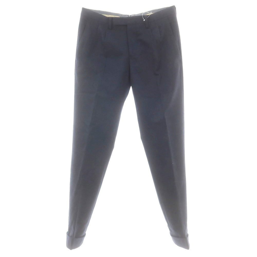 【中古】ジェルマーノ GERMANO ストレッチ ウール カジュアルスラックスパンツ ネイビー【 46 】【 状態ランクB 】【 メンズ 】