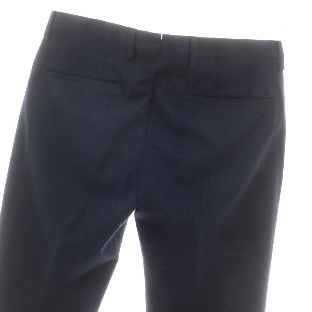 【中古】ジェルマーノ GERMANO ストレッチ ウール カジュアルスラックスパンツ ネイビー【 46 】【 状態ランクB 】【 メンズ 】