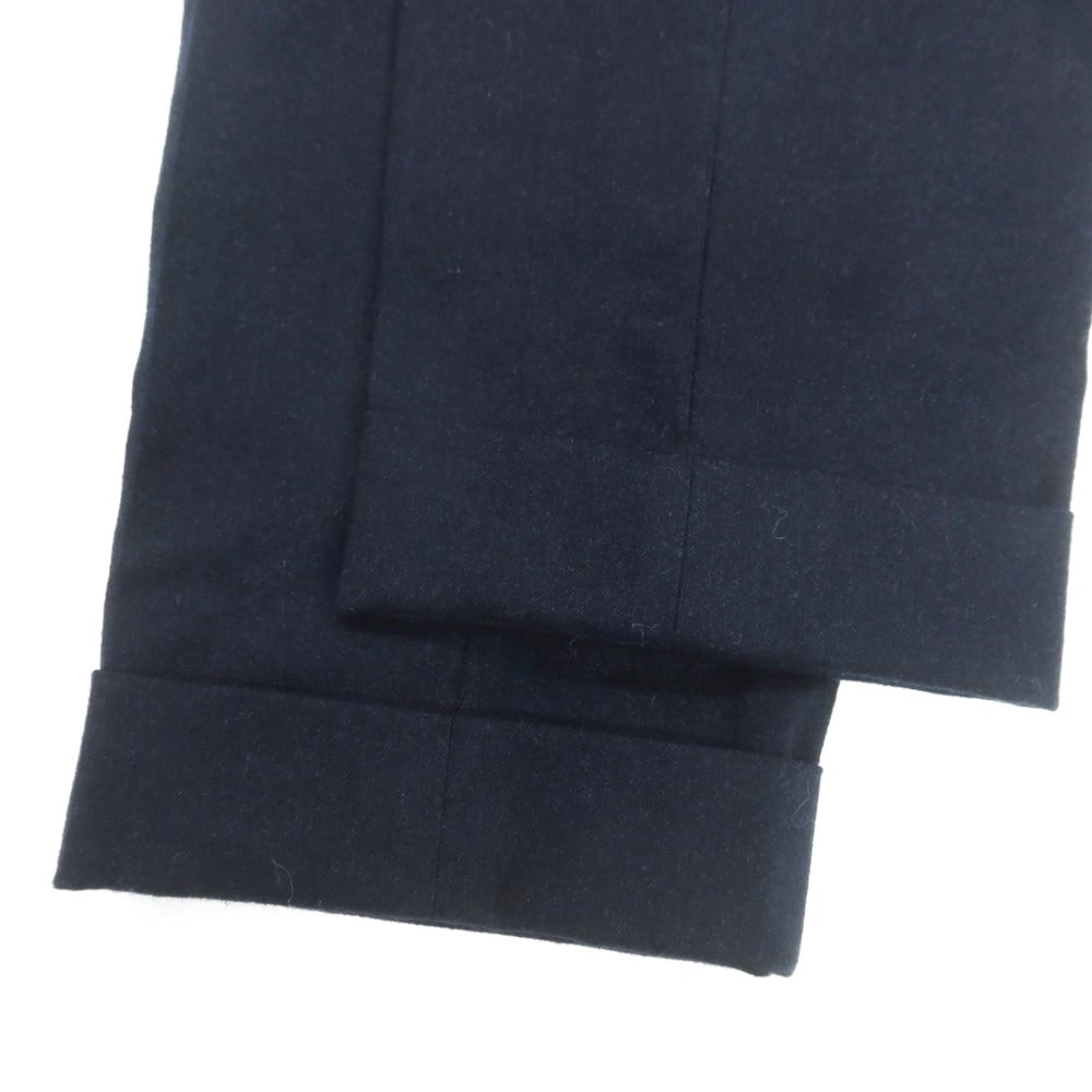 【中古】ジェルマーノ GERMANO ストレッチ ウール カジュアルスラックスパンツ ネイビー【 46 】【 状態ランクB 】【 メンズ 】