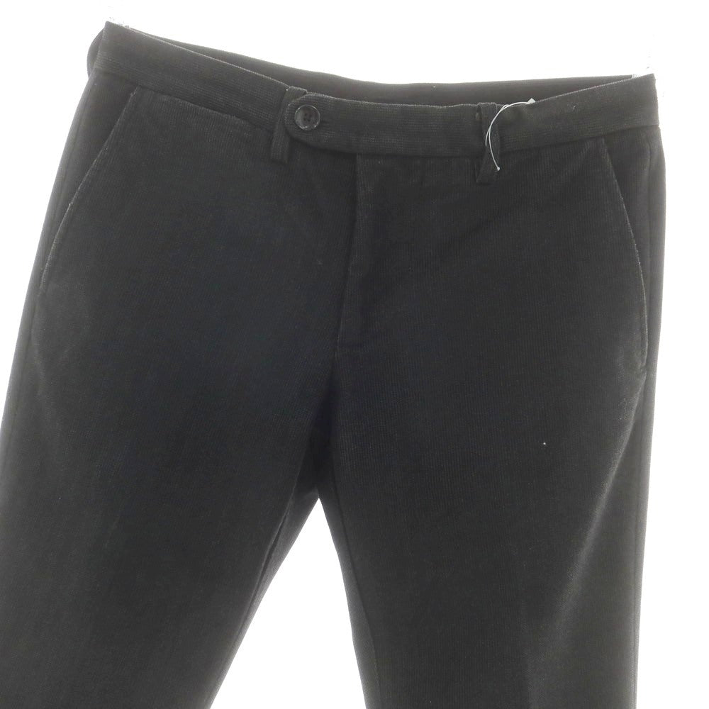 【中古】ジュンハシモト junhashimoto ポリエステル カジュアルスラックスパンツ ブラック【 2 】【 状態ランクC 】【 メンズ 】