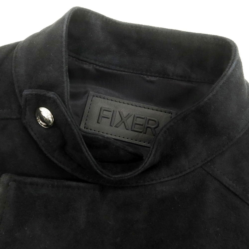 【中古】フィクサー FIXER スエードレザー ブラック【 46 】【 状態ランクA 】【 メンズ 】