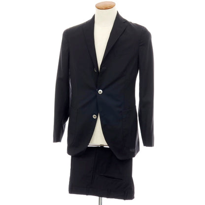【中古】ボリオリ BOGLIOLI DOVER ウール 3つボタンスーツ ダークネイビー【サイズ上46/下表記なし（M位）】【 状態ランクB 】【 メンズ 】