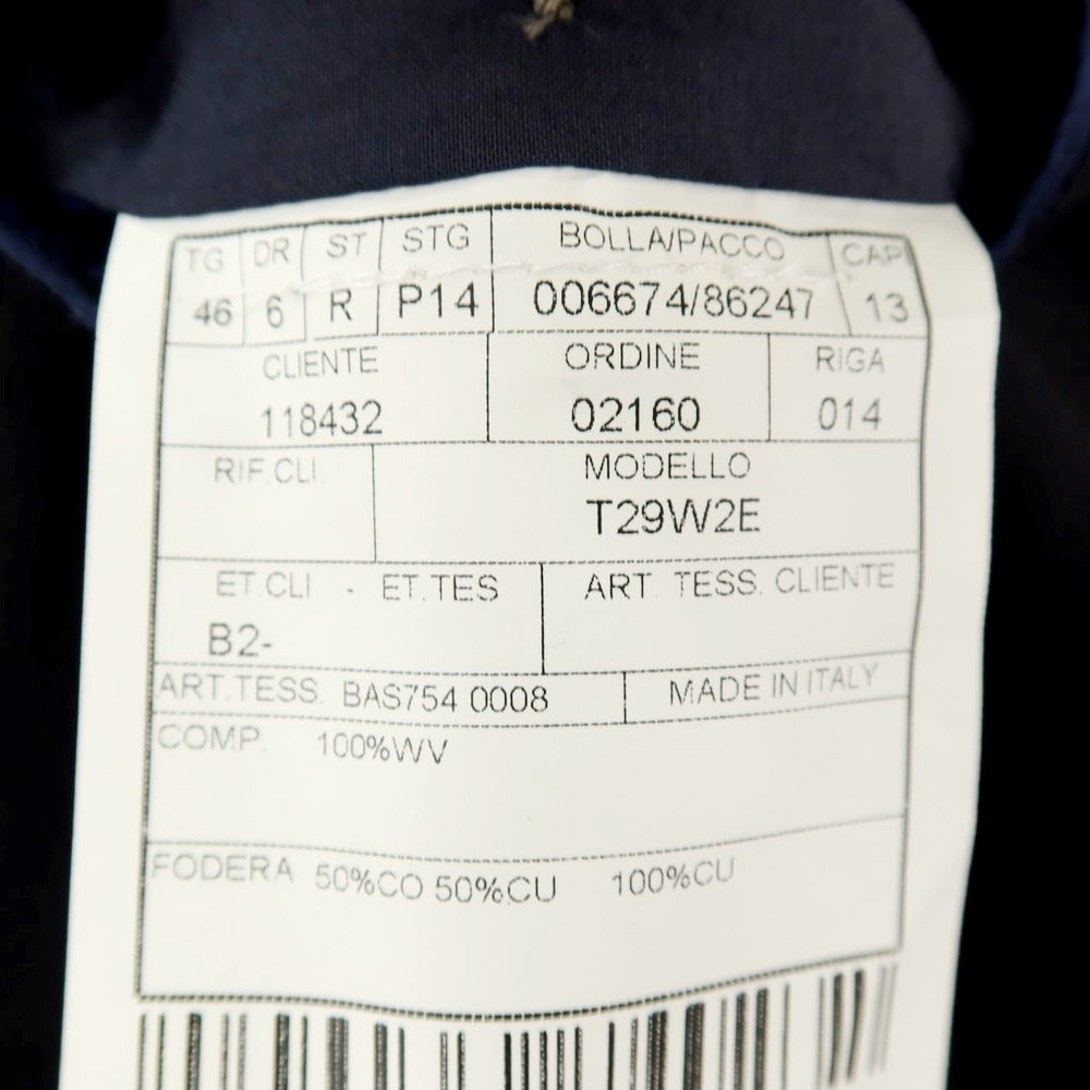 【中古】ボリオリ BOGLIOLI DOVER ウール 3つボタンスーツ ダークネイビー【サイズ上46/下表記なし（M位）】【 状態ランクB 】【 メンズ 】