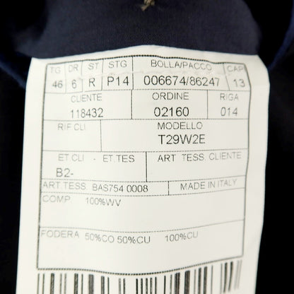 【中古】ボリオリ BOGLIOLI DOVER ウール 3つボタンスーツ ダークネイビー【サイズ上46/下表記なし（M位）】【 状態ランクB 】【 メンズ 】