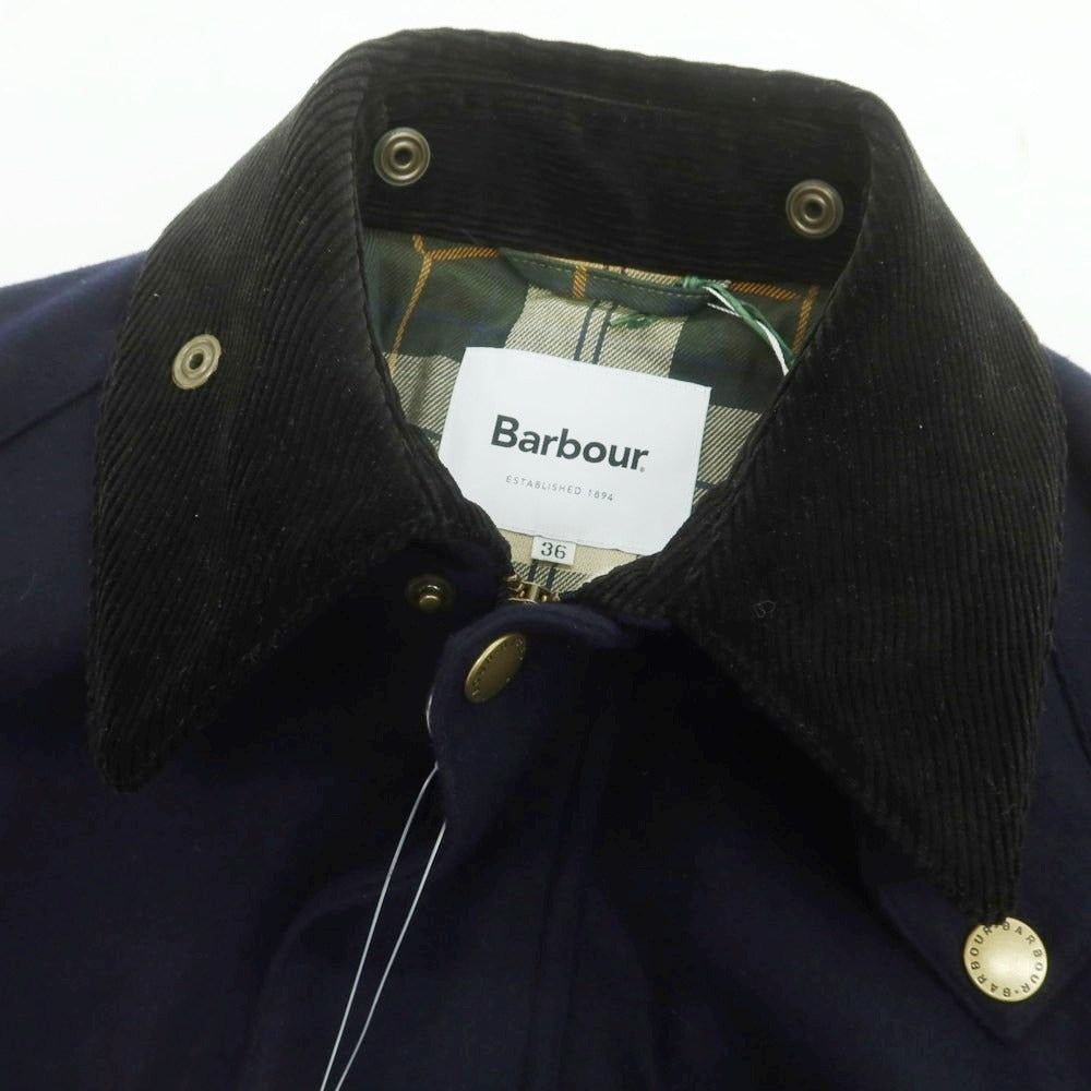 【中古】バブアー Barbour ウールナイロン ビデイルジャケット ネイビー【 36 】【 状態ランクA 】【 メンズ 】