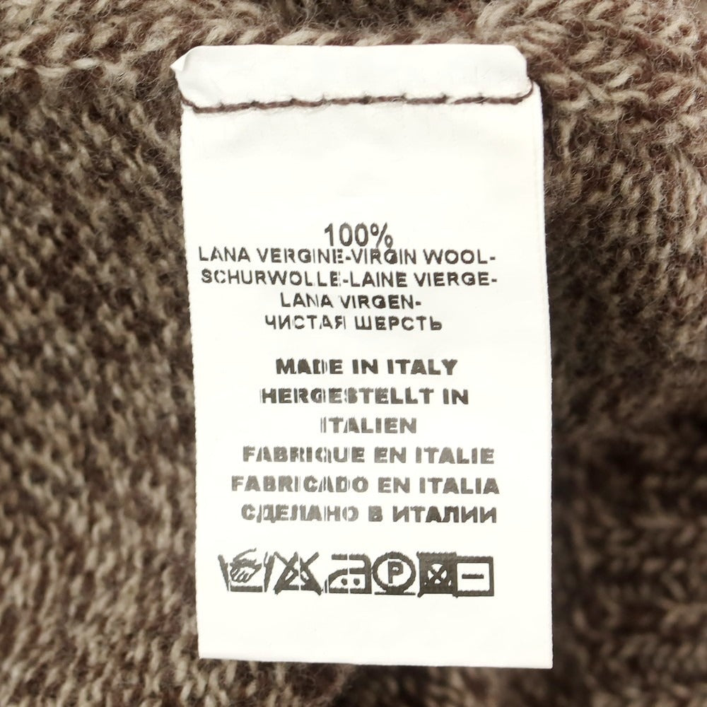 【中古】グランサッソ GRAN SASSO エアウール タートルネック プルオーバーニット ブラウン【 50 】【 状態ランクA 】【 メンズ 】