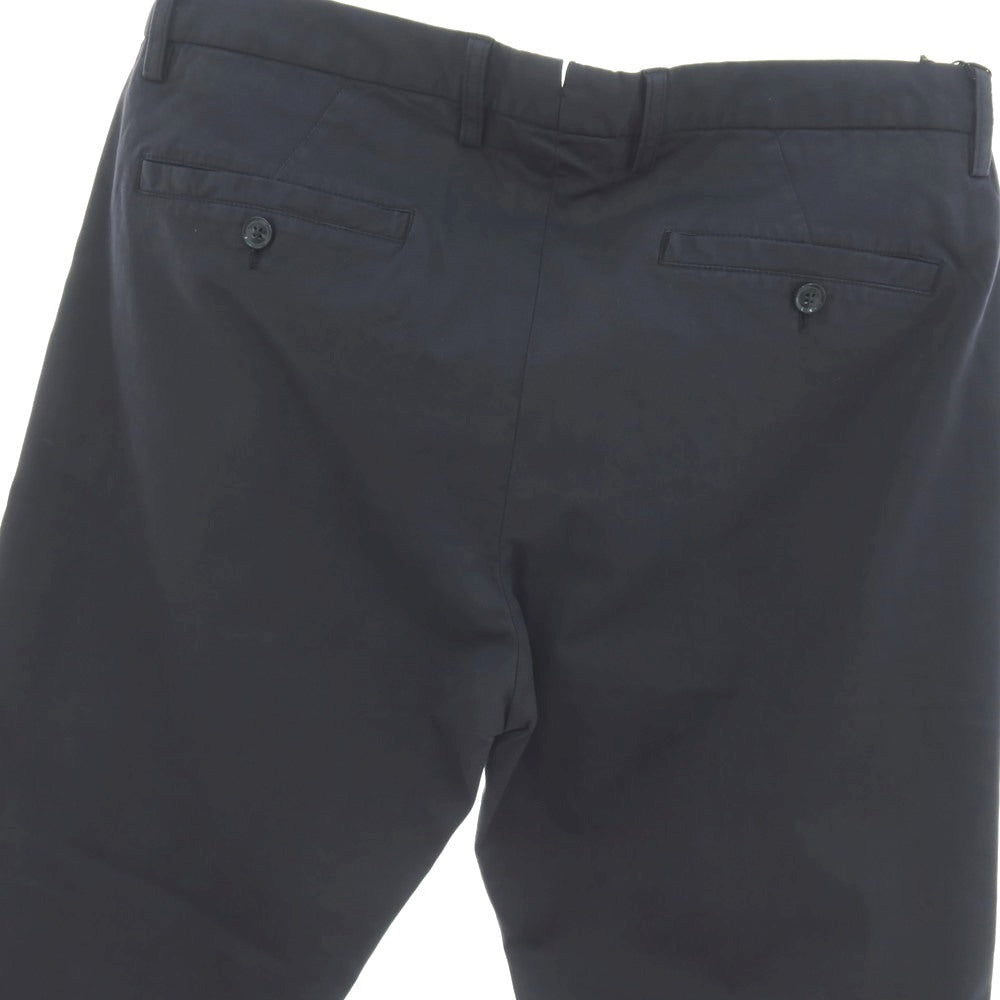 【中古】エルメネジルドゼニア Ermenegildo Zegna コットン カジュアルスラックスパンツ ネイビー【サイズ48】【 状態ランクB 】【 メンズ 】