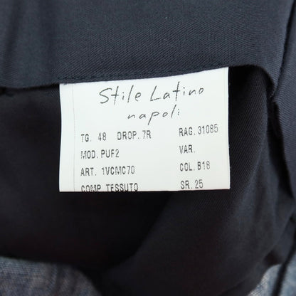 【中古】【未使用】スティレ ラティーノ STILE LATINO コットン カジュアルスラックスパンツ ライトブルー【サイズ48】【 状態ランクS 】【 メンズ 】