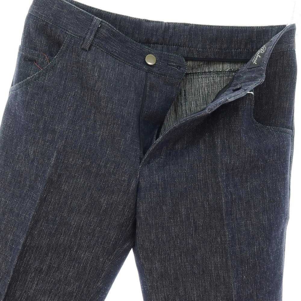 【中古】【未使用】ベルベスト Belvest コットン カジュアルスラックスパンツ ネイビー【サイズ48】【 状態ランクS 】【 メンズ 】