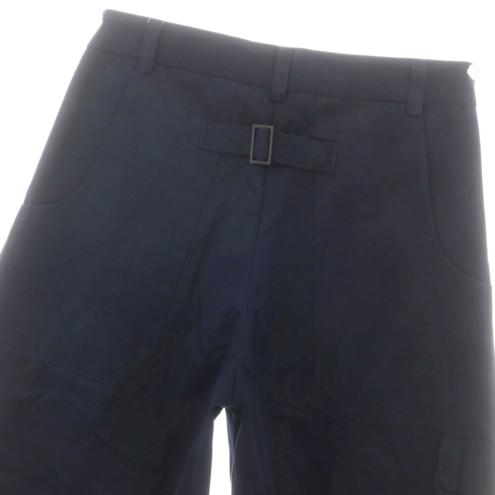 【中古】スタジオニコルソン STUDIO NICHOLSON BRIDGES ピーチコットンツイル パンツ ネイビー【 L 】【 状態ランクC 】【 メンズ 】