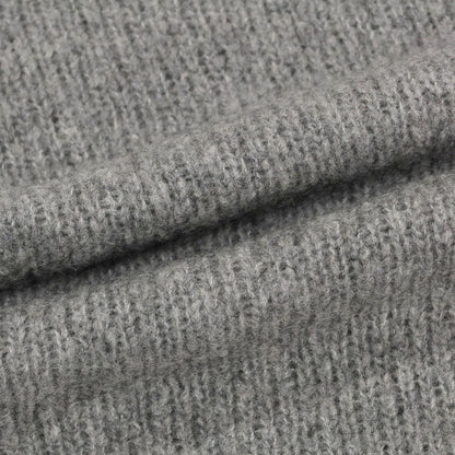 【中古】フェデーリ FEDELI ウールカシミヤナイロン クルーネック プルオーバーニット グレー【 48 】【 状態ランクA 】【 メンズ 】